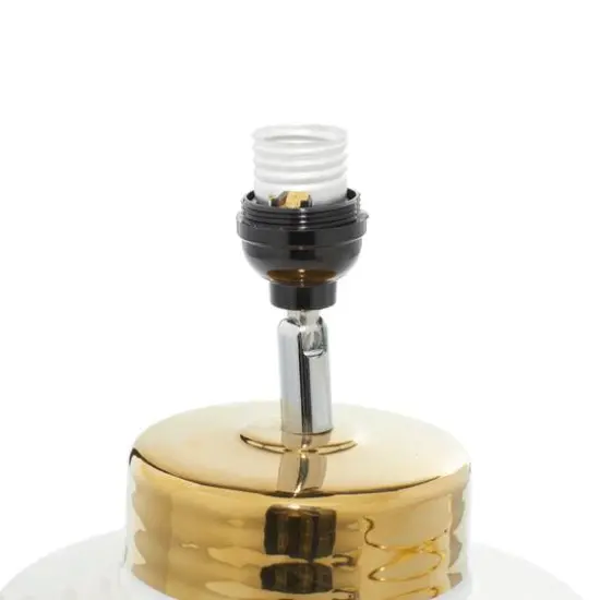 CosmoLiving by Cosmopolitan 23" Gold Ceramic Table Lamp {5}