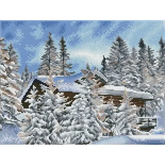 Diamond Dotz&reg; Intermediate Alpine Retreat Diamond Painting Kit {1}
