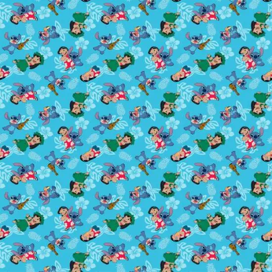 Disney&reg; Lilo & Stitch Flowers Cotton Fabric {3}