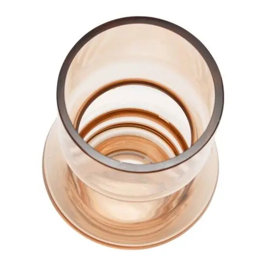 Hello Honey&reg; 8" Brown Glass Vase {4}