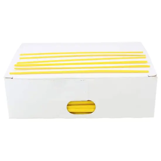 JAM Paper Home D&eacute;cor Trimmings 6" Paper Twist Ties, 2,000ct. Yellow {1}