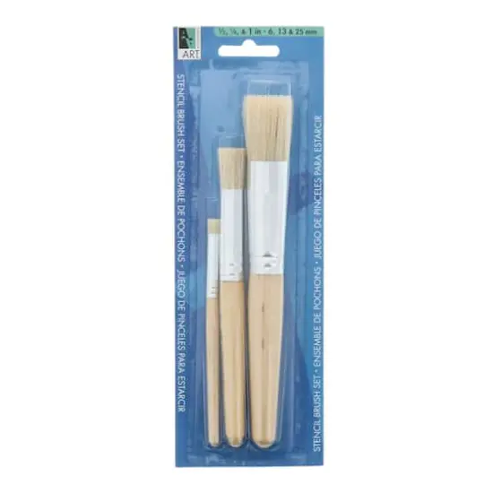 Art Alternatives Stencil 3 Piece Brush Set {1}