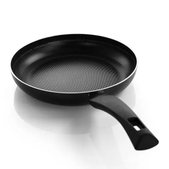 Gibson Home&reg; Piletti 10'' Aluminum Frying Pan Gray and Black {5}