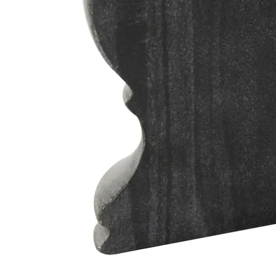 7" Black Marble Globe Sleek Orb Decorative Bookends, 2ct. {7}