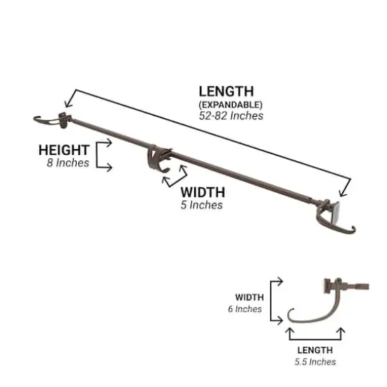 Village Lighting Brown Double Door Garland Hanger {13}