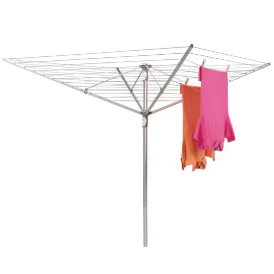Household Essentials Umbrella Clothesline Dual Height Outdoor Dryer {6}