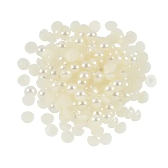 Plastic Flatback Pearls by Bead Landing&trade; Ivory {1}