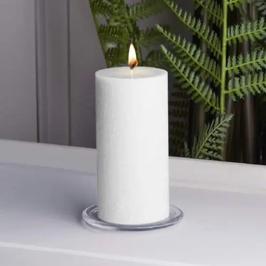 Root Candles 3" x 6" Unscented Timberline&trade; Pillar Candle White {4}