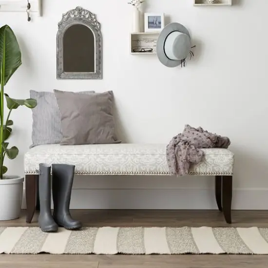 DII® Variegated Stripe Recycled Yarn Floor Runner, 2ft. x 6ft. Artichoke {5}