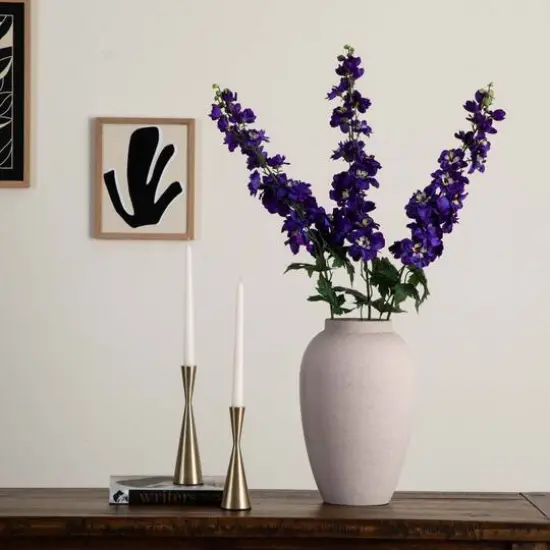 39" Blue Delphinium Flower Stems, 3ct. {3}