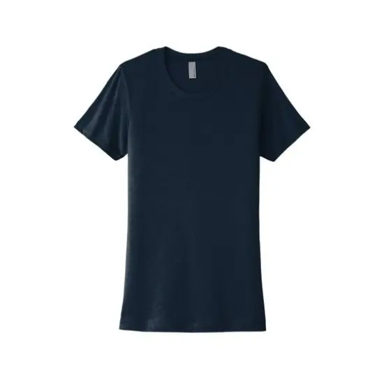 Next Level Women's Cotton Boyfriend Tee Midnight Navy {1}