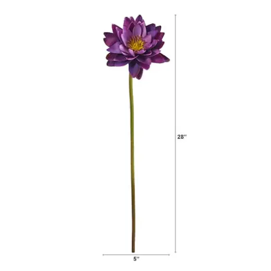 Lotus Flower Stems, 4ct. Purple {3}