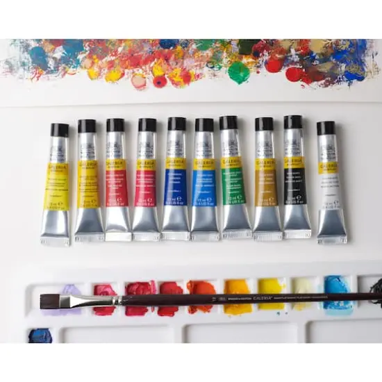 Winsor & Newton&trade; Galeria Acrylic&trade; 10 Color Paint Set {4}