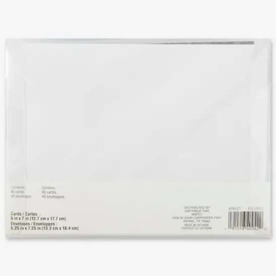 Glitter Rainbow Cards & Envelopes by Recollections&trade;, 5" x 7" {5}