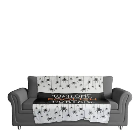 Foolish Mortals Fleece Throw {4}