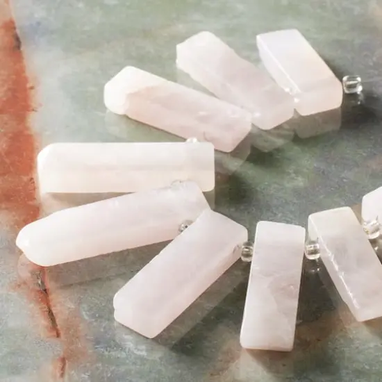Rose Quartz Stick Beads, 14mm by Bead Landing&trade; Sedona {3}