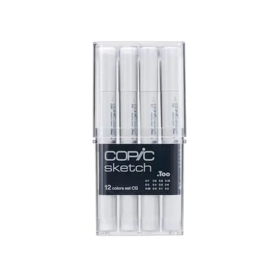 Copic&reg; Sketch 12 Piece Cool Gray Set {1}