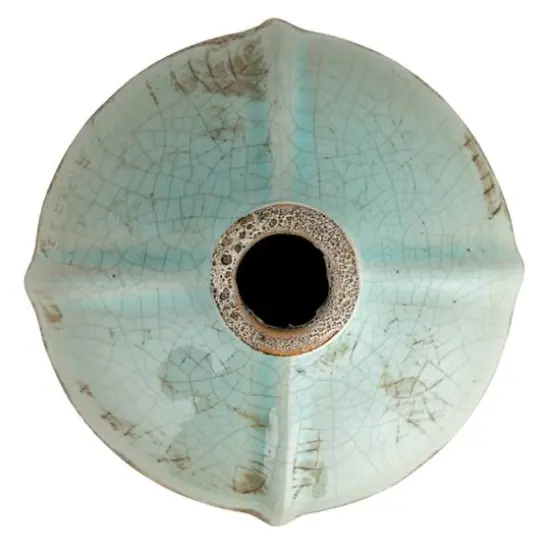 Hello Honey&reg; Distressed Finish Brown & White Terracotta Vase Set {11}