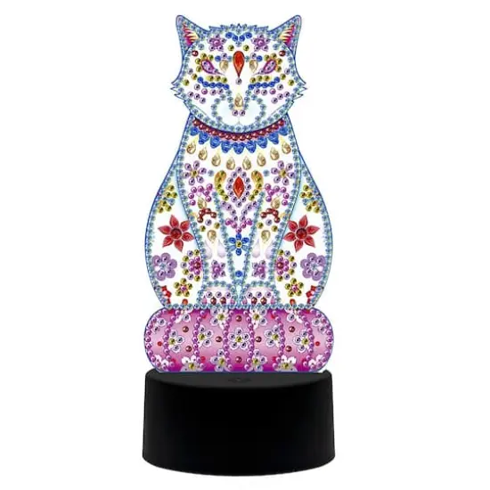 Sparkly Selections Cat Lamp Diamond Art Kit {3}