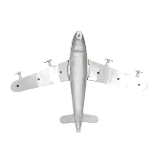 Silver Aluminum Contemporary Wall Hook {3}