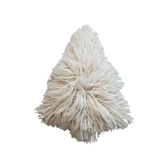 Hello Honey&reg; 19" Cream Shag Tree-Shaped Throw Pillow {1}