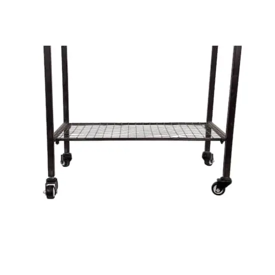 Hello Honey® 34" Metal Bucket & Planter on Stand with Casters {5}