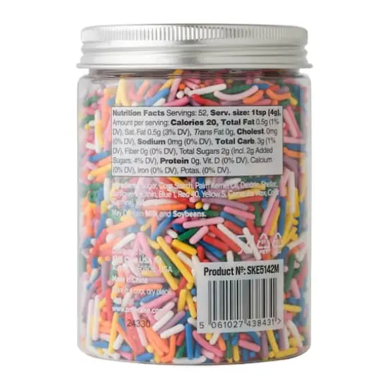 PME Cake Sweet Street&reg; 7.25oz. Sprinkle Mix Rainbow {6}
