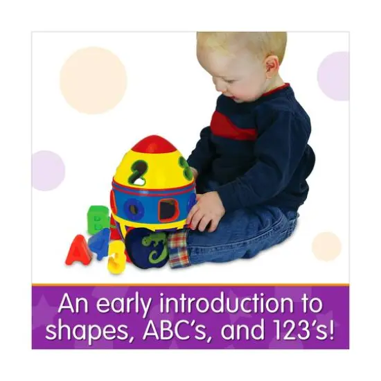Early Learning - Rocket Shape Sorter {8}