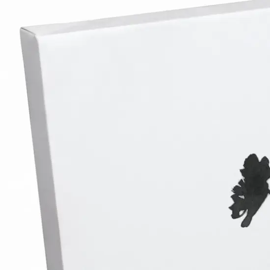 Monochromatic Floral II 30" x 30" Canvas Wall Art {4}