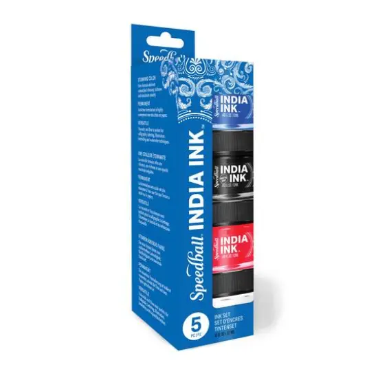 Speedball&reg; India Ink Basic Color Set {9}