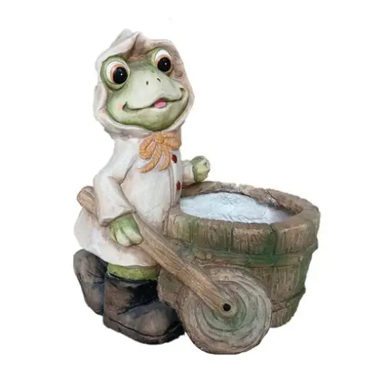 17" Mrs. Frog Planter {1}