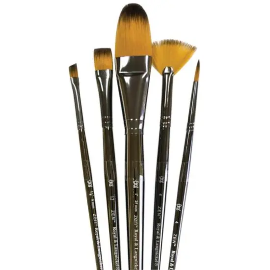 Zen&trade; Series 73 Short Handle 5 Piece Brush Set A {1}