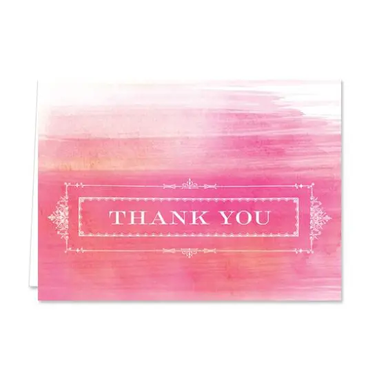 Hortense B. Hewitt Co. Ombre Watercolor Thank You Cards {4}