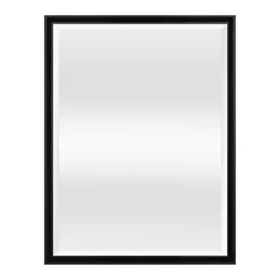 18" x 24" Black Decorative Float Mirror by Ashland&reg; {1}