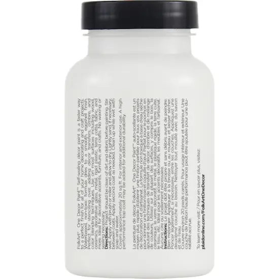 FolkArt&reg; One D&eacute;cor Paint&trade;, 8oz. Wicked White {3}