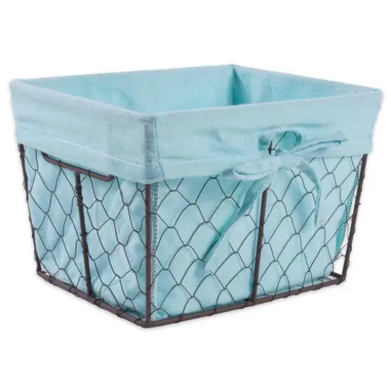 DII&reg; Small Chicken Wire Baskets, 3ct. Aqua {7}