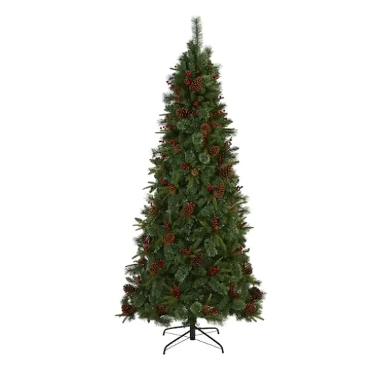 7.5ft. Pre-Lit Norway Mixed Pine Artificial Christmas Tree, Clear LED Lights {7}