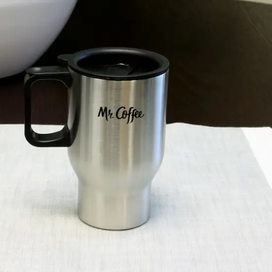 Mr. Coffee Expressway 16oz. Stainless Steel Thermal Travel Mug {4}