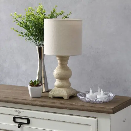 Lalia Home 12.5" Beige Mini Table Lamp {3}