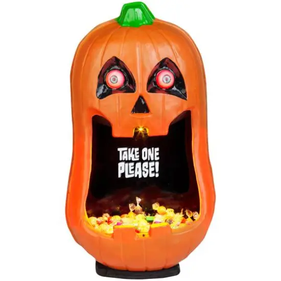 Whimsy Jack 'O Lantern Door Accessory Candy Bowl {1}