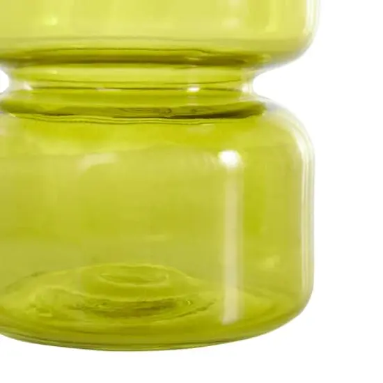 Green Modern Round Glass Vase Set {5}