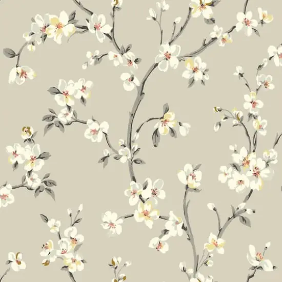 Surface Style Sakura Peel & Stick Wallpaper Sterling {1}