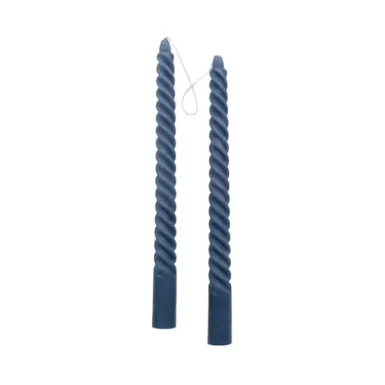 10" Twist Taper Candles, 2ct. by Ashland&reg; Navy {3}