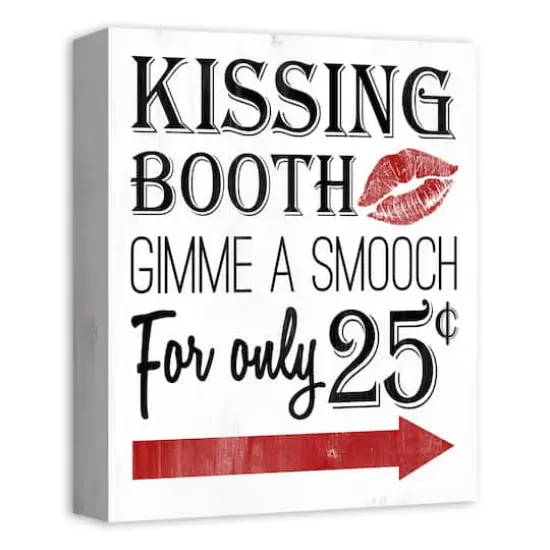 Kissing Booth Canvas Art {3}