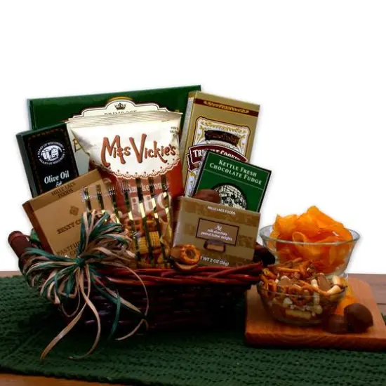 Gourmet Snacks Gift Basket {1}