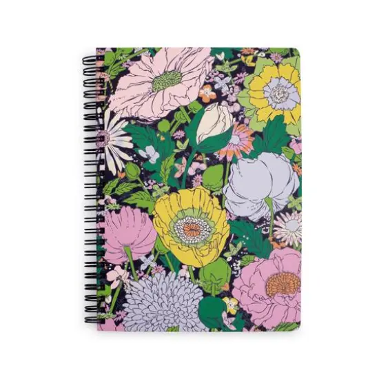 Vera Bradley&reg; Mini Bloom Boom Spiral Bound Notebook with Pocket {1}