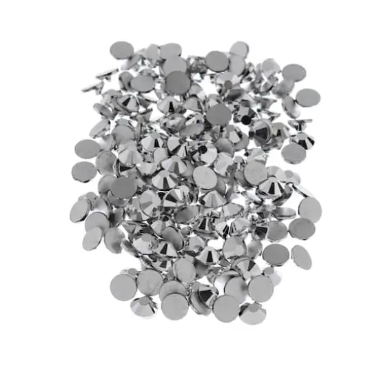 SS16 Glass Flatback Rhinestones by Bead Landing&trade; Metallic Silver {1}