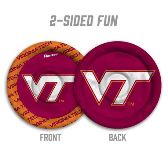 NCAA Flimzee Bean-Bag Flying Disc Virginia Tech Hokies {3}