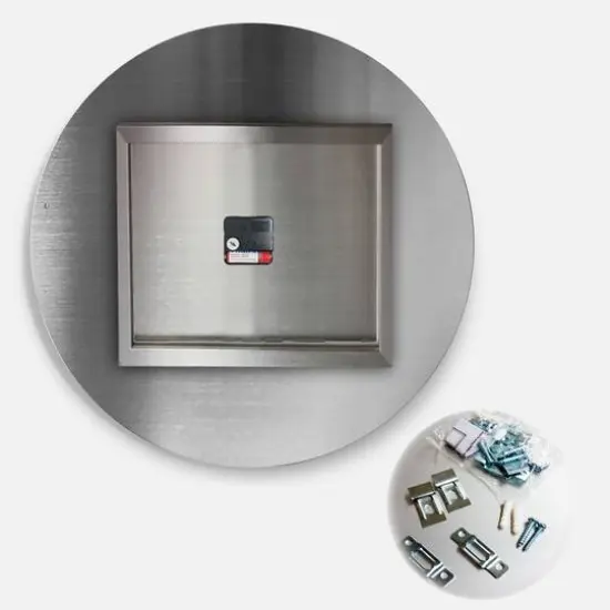 Designart Winter on the Farm House Farmhouse Wall Clock {3}