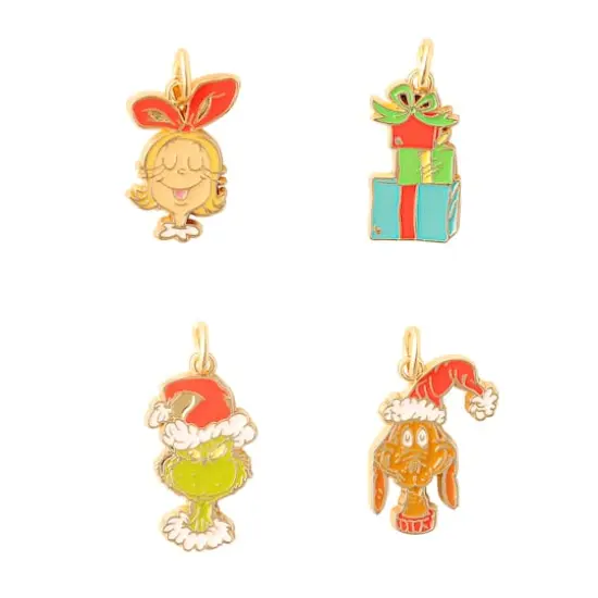 Dr. Seuss&trade; The Grinch Enamel Charm Set {1}